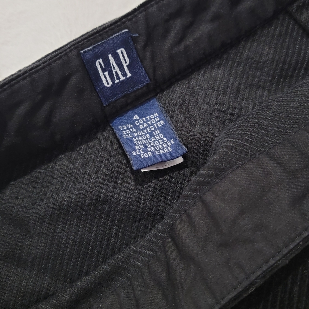 GAP black corduroy long skirt